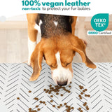 Premium Waterproof Pet Feeding Mat for Dogs and Cats - Non-Slip Large Food and Water Mat for Easy Floor Protection and Cleaning