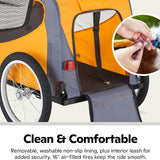 Ultimate Schwinn Rascal Pet Trailer - Adventure-Ready Design for Pets Up to 100 lbs with Bug Protection and Easy Access!