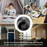 1080P HD Mini Wifi Camera with Night Vision - Perfect for Home Security, Kids & Pet Monitoring!