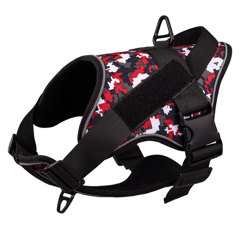 Ultimate No-Pull Reflective Dog Harness - Adjustable and Breathable Vest for All Outdoor Adventures