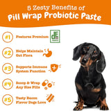 Bacon-Flavored Probiotic Pill Wrap Paste for Dogs - 45 Count Dry Training Treats