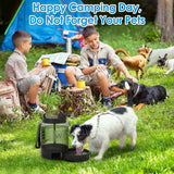 Dog Travel Water Bottle with Pull-Out Drinking Bowl