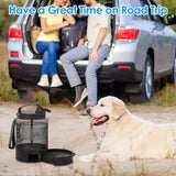 Dog Travel Water Bottle with Pull-Out Drinking Bowl
