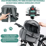 Ultimate Expandable Soft-Sided Dog Carrier with Storage Pockets & Adjustable Strap - Perfect for Small Dogs & Cats - Stylish Grey Design