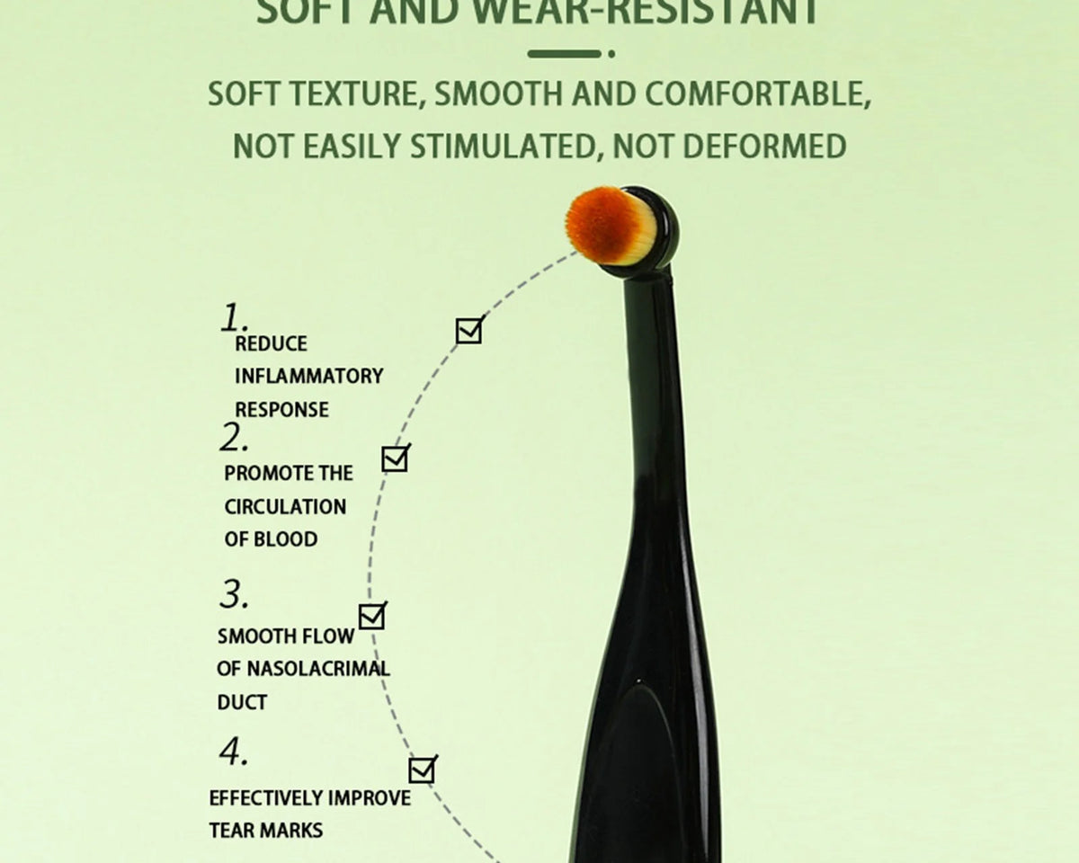 Pet Tear Stain Remover Brush - Essential Grooming Tool for Dogs and Cats, Perfect for Eye Area Hygiene!