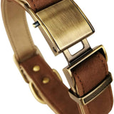 Basic Classic Luxury Padded Leather Dog and Cats Collar,