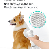 FUR-EVER CLEAN: Automatic Foaming Soap Dispenser & Dog Bath Brush Combo for Effortless Grooming