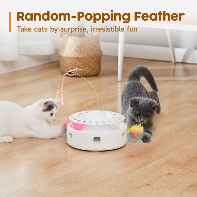 Potaroma Automatic Cat Toys 3-In-1 Interactive Kitten Toy