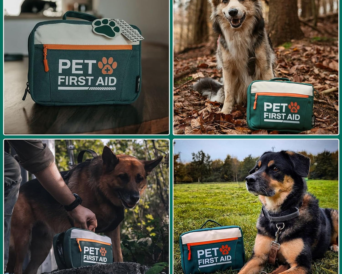 Ultimate Pet First Aid Kit: Essential Emergency Supplies for Dogs & Cats - Perfect for Home, Hiking, Traveling & Camping!