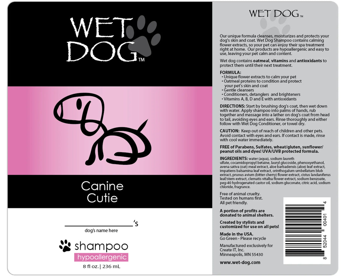 Wet Dog - Canine Cutie Calming Shampoo for Dogs