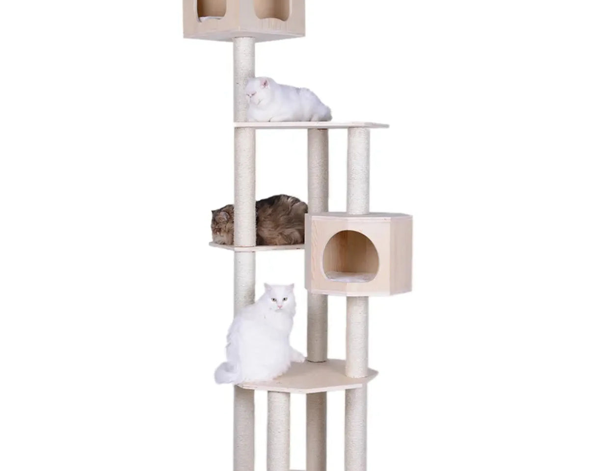 Armarkat Premium Scots Pine Cat TreeTall Sturdy Cat Tower