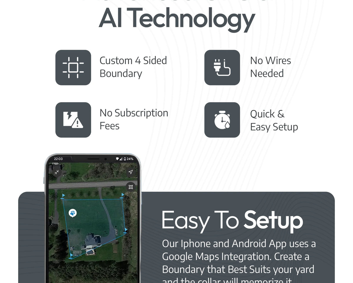 Pawtronic Pro Series: Ultimate Wireless GPS Dog Fence for Unmatched Freedom and Safety