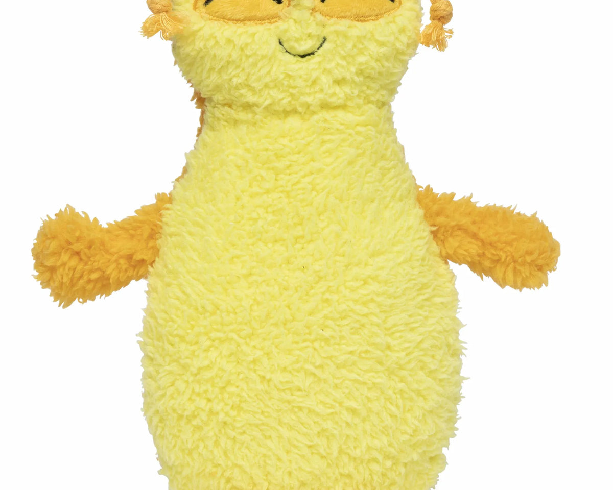 FuzzYard Dog Toy Belly The Bed Bug Yellow