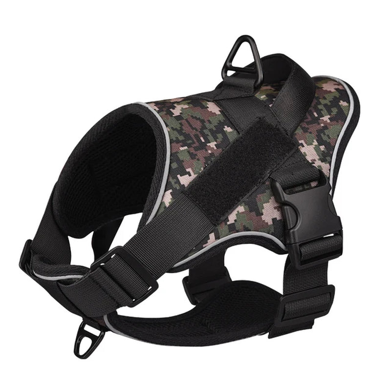 Ultimate No-Pull Reflective Dog Harness - Adjustable and Breathable Vest for All Outdoor Adventures