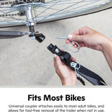 Ultimate Schwinn Rascal Pet Trailer - Adventure-Ready Design for Pets Up to 100 lbs with Bug Protection and Easy Access!