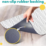 Premium Waterproof Pet Feeding Mat for Dogs and Cats - Non-Slip Large Food and Water Mat for Easy Floor Protection and Cleaning