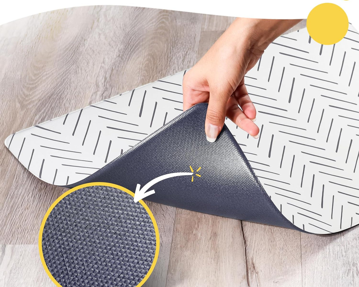 Premium Waterproof Pet Feeding Mat for Dogs and Cats - Non-Slip Large Food and Water Mat for Easy Floor Protection and Cleaning