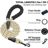 Adjustable No-Pull Dog Harness and Leash Set with Reflective Design and Padded Vest for Extra-Small to Medium Dogs