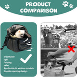 Ultimate Expandable Soft-Sided Dog Carrier with Storage Pockets & Adjustable Strap - Perfect for Small Dogs & Cats - Stylish Grey Design