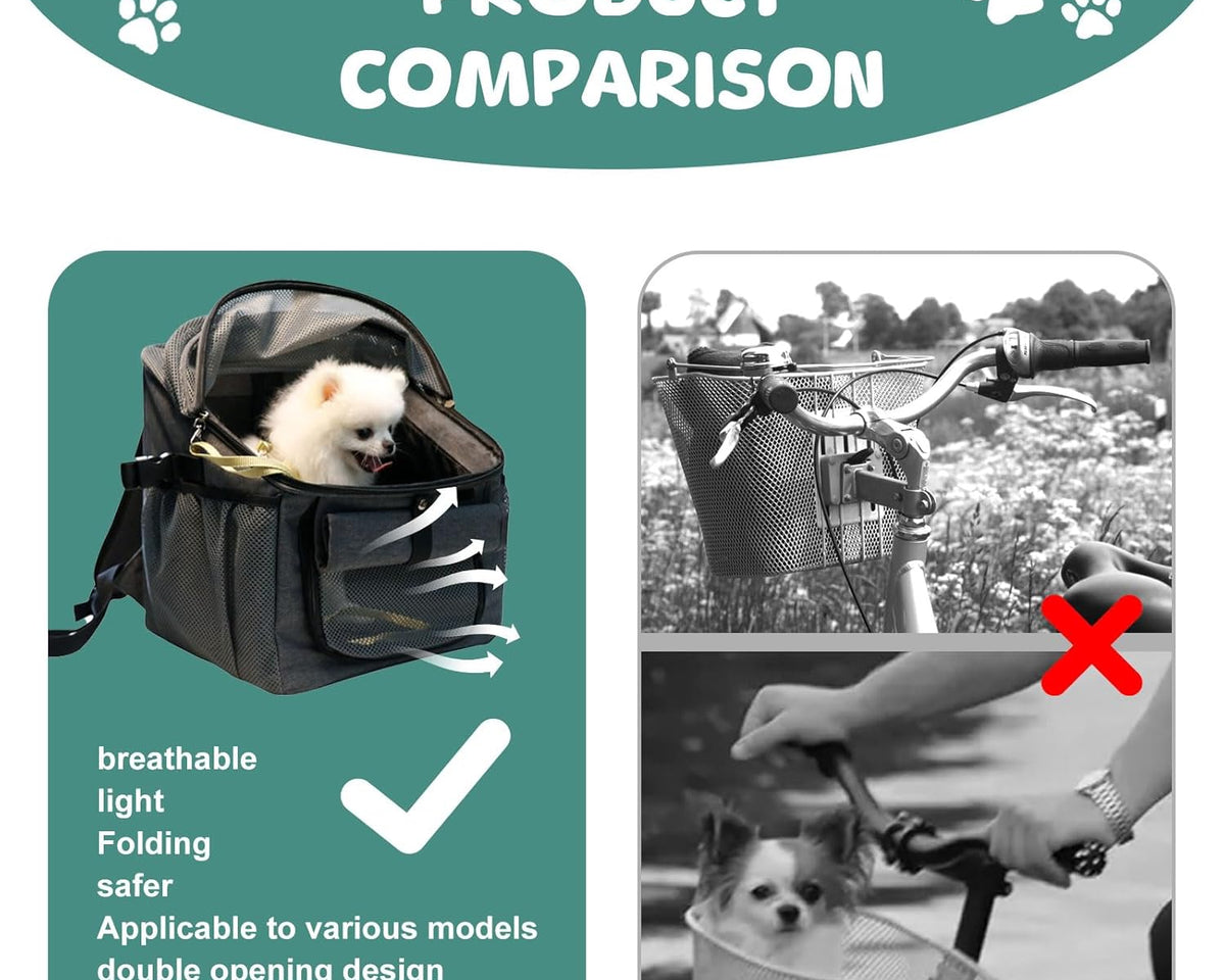 Ultimate Expandable Soft-Sided Dog Carrier with Storage Pockets & Adjustable Strap - Perfect for Small Dogs & Cats - Stylish Grey Design