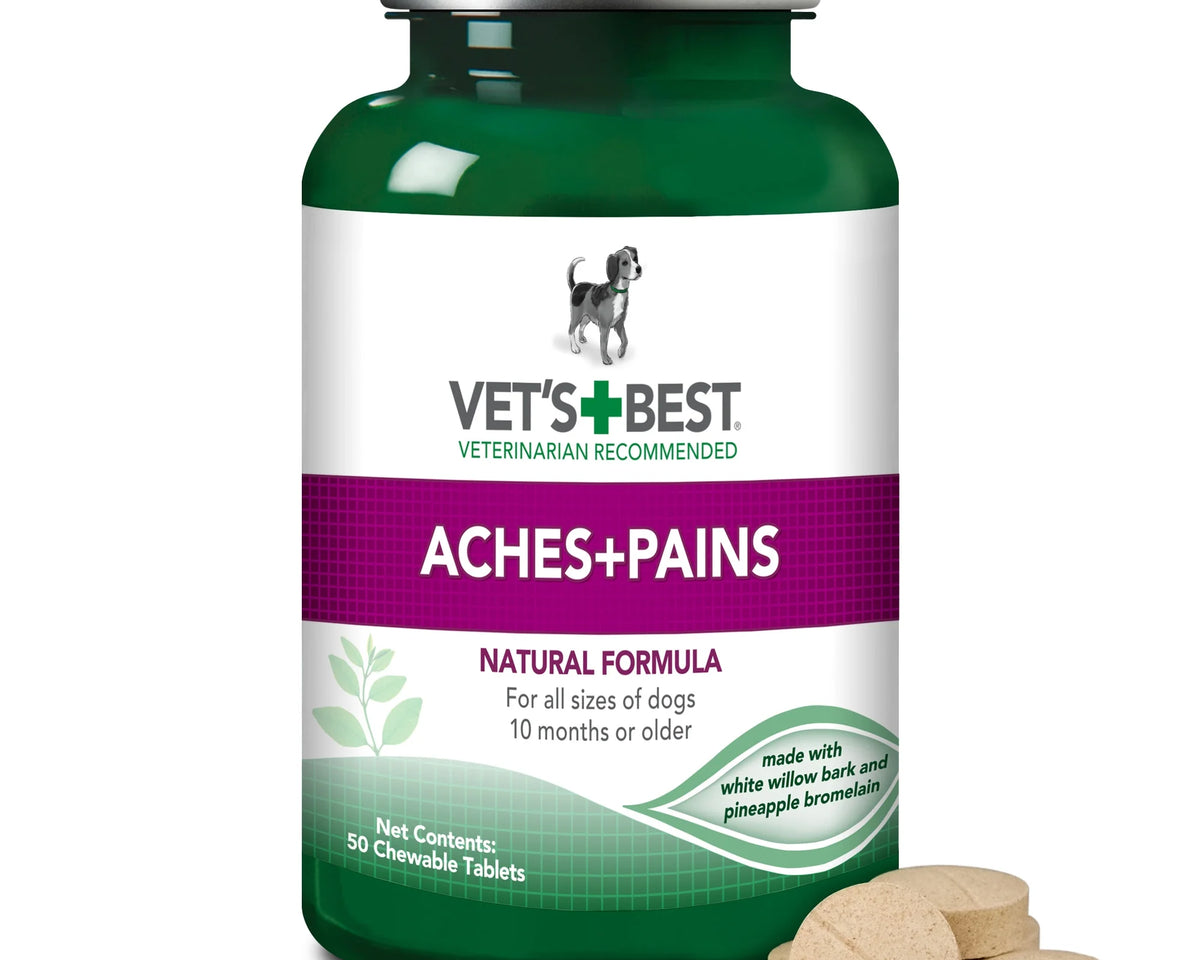 Vet's Best Hip & Joint Support Chewable Tablets for Dogs - 50 Count for Aches & Pains Relief