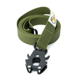 Dognerd 6-Foot Tactical Silicone Dog Leash with Aluminum Quick Release Carabiner - Durable Design for Large Dogs Ideal for Walking, Hiking, and Jogging