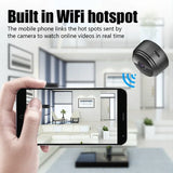 1080P HD Mini Wifi Camera with Night Vision - Perfect for Home Security, Kids & Pet Monitoring!