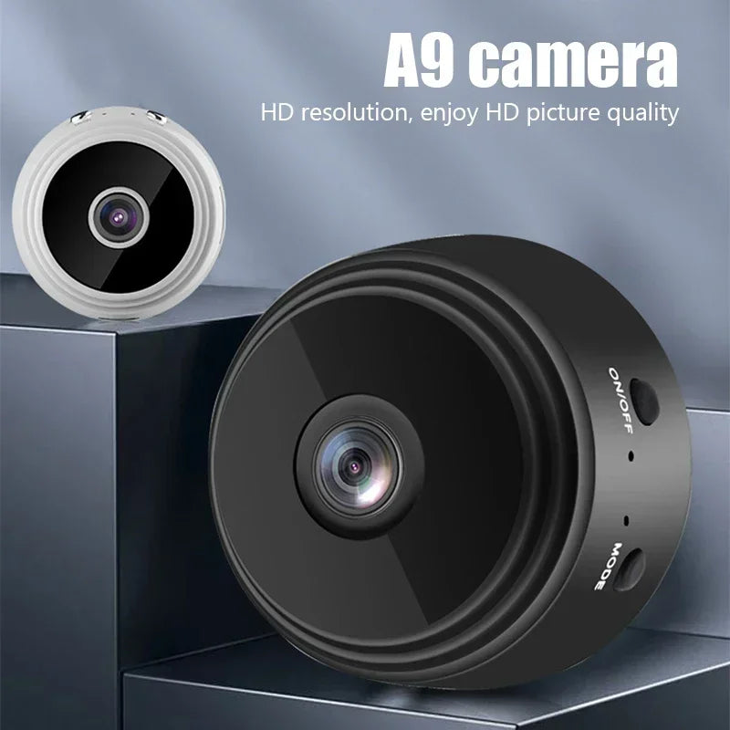 1080P HD Mini Wifi Camera with Night Vision - Perfect for Home Security, Kids & Pet Monitoring!