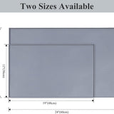 Large Waterproof Non-Slip Silicone Feeding Mat for Dogs and Cats with Raised Edge, Anti-Mess Placemat for Food and Water, Grey (24