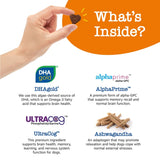 Senior Advanced Cognition Bites for Dogs - Chicken Flavor, 90 Count - Boost Brain Health & Memory Recall