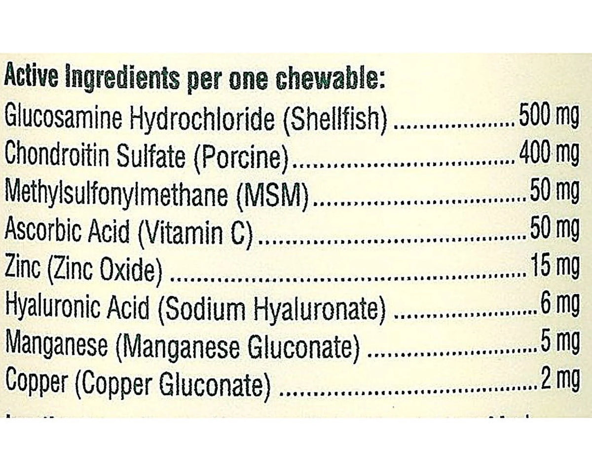 Natural Care Advanced Mobility Chews for Dogs - Liver Flavor, 45 Count - Hip & Joint Support