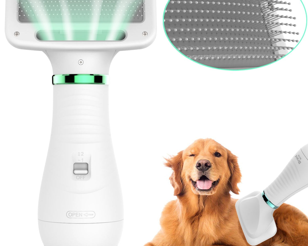 2-in-1 Pet Dryer Brush - My Pet Collective 2-in-1 Pet Dryer Brush