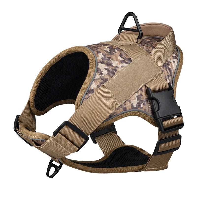 Ultimate No-Pull Reflective Dog Harness - Adjustable and Breathable Vest for All Outdoor Adventures