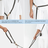 4-in-1 Convertible Hands-Free Cloud Dog Leash, 8.5 Feet Long, 3/4 Inch Wide