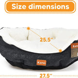 Washable Ultra Soft Dog and Cat Bed - Breathable, Non-Slip Design for Indoor and Outdoor Use