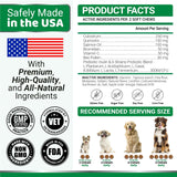 All-Natural Dog Allergy Relief Chews – 170 Delicious Treats for Soothing Itch Relief