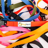 Dognerd 6-Foot Tactical Silicone Dog Leash with Aluminum Quick Release Carabiner - Durable Design for Large Dogs Ideal for Walking, Hiking, and Jogging