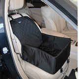 2-in-1 Front Car Seat Covers - Pet Travel Protector Basket for Dogs and Cats, Scratch Resistant, Waterproof, and Non-Slip