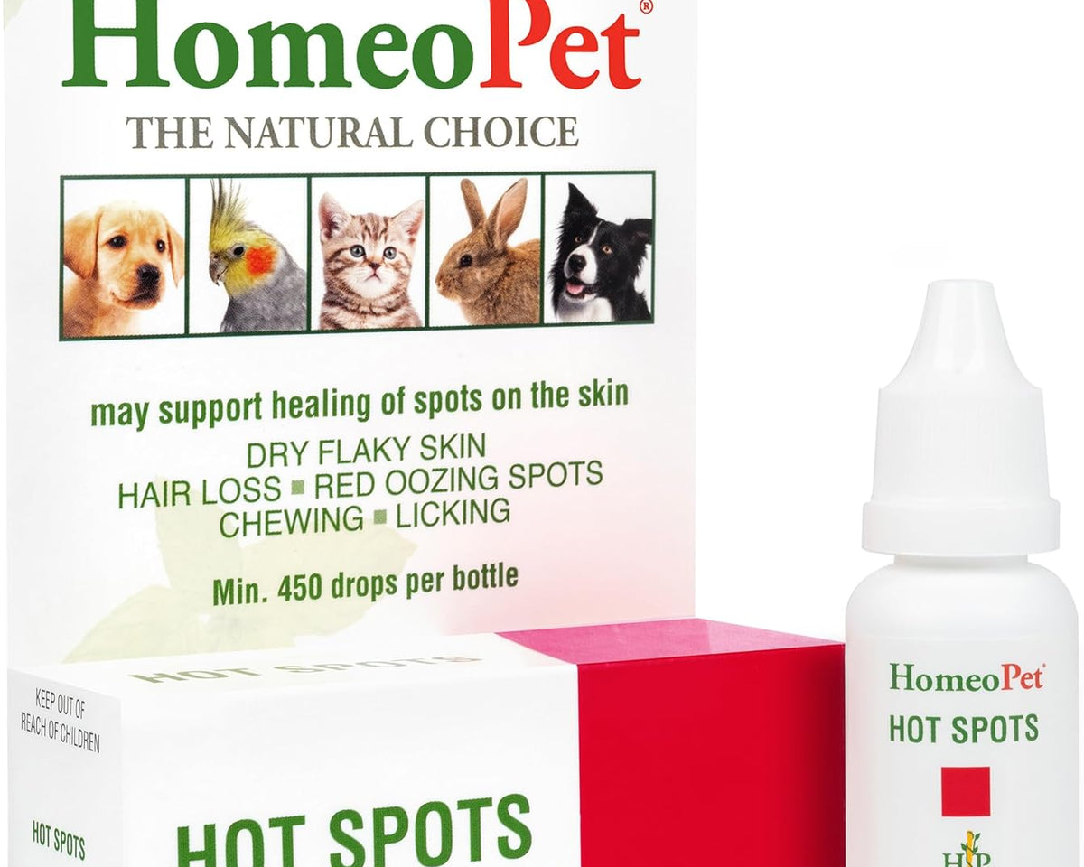 Hot Spots Relief - Natural Skin Soothing Solution for Cats and Dogs, 15ml