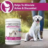 Arthriease-Gold Hip & Joint Support Powder for Dogs & Cats - Boost Flexibility & Joint Health - Antioxidant-Enriched 1 lb