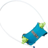 Adjustable Lightweight Blind Dog Harness Vest with Halo - Enhance Safety and Confidence for Your Pet (Blue-Green, XX-Small)