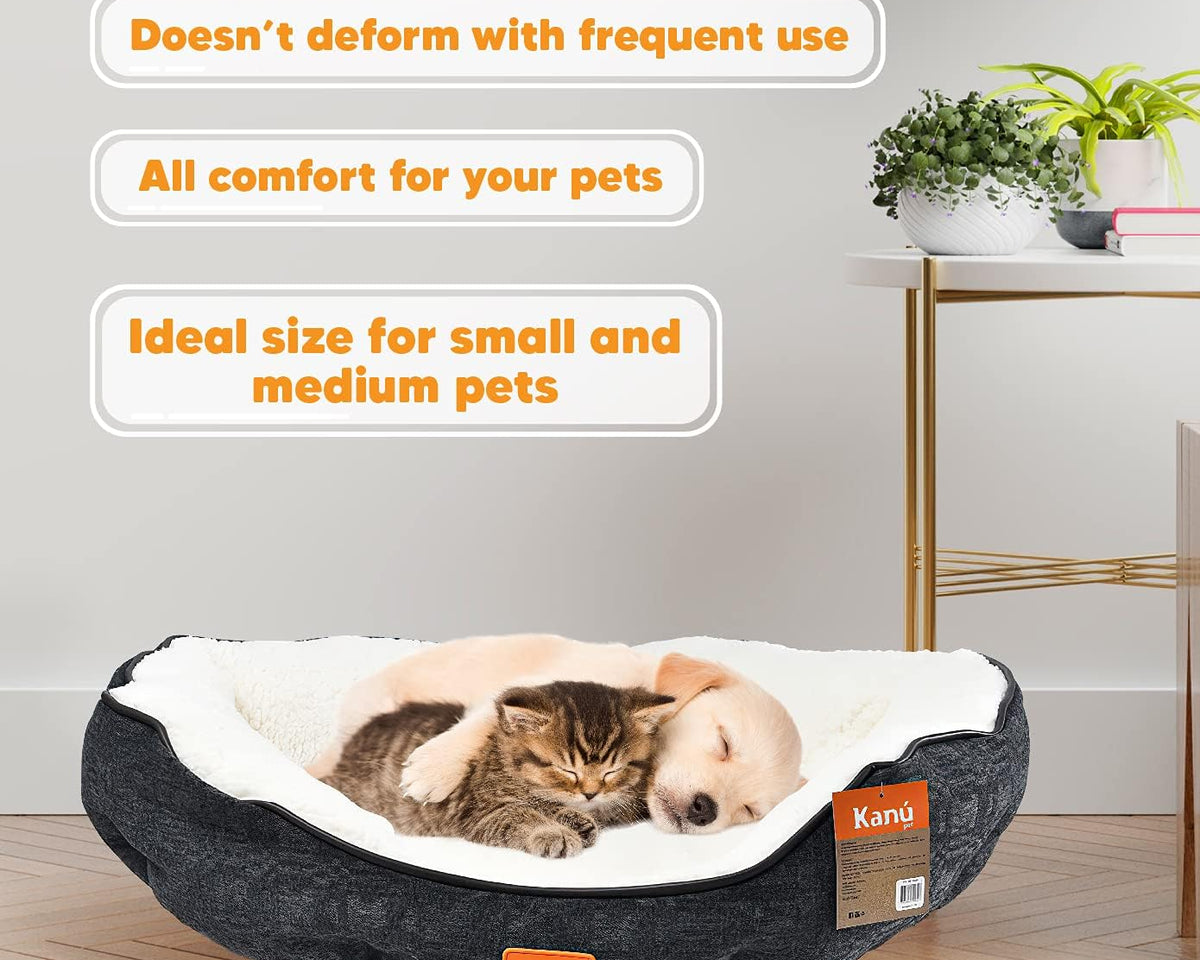 Washable Ultra Soft Dog and Cat Bed - Breathable, Non-Slip Design for Indoor and Outdoor Use
