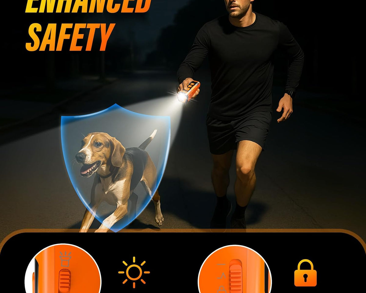 Dog Bark Deterrent Device, 3X Ultrasonic anti Barking, 6 Training Modes 23 FT Range Barks No More Indoors Outdoors Behavior Correct Safe & Humane Rechargeable Compact Bark Control for Dogs