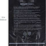 Dog Poop Leak Proof Bags with Dispenser and Leash Clip, Unscented, 300 Count, 20 Pack of 15, Black, 13 X 9 Inch