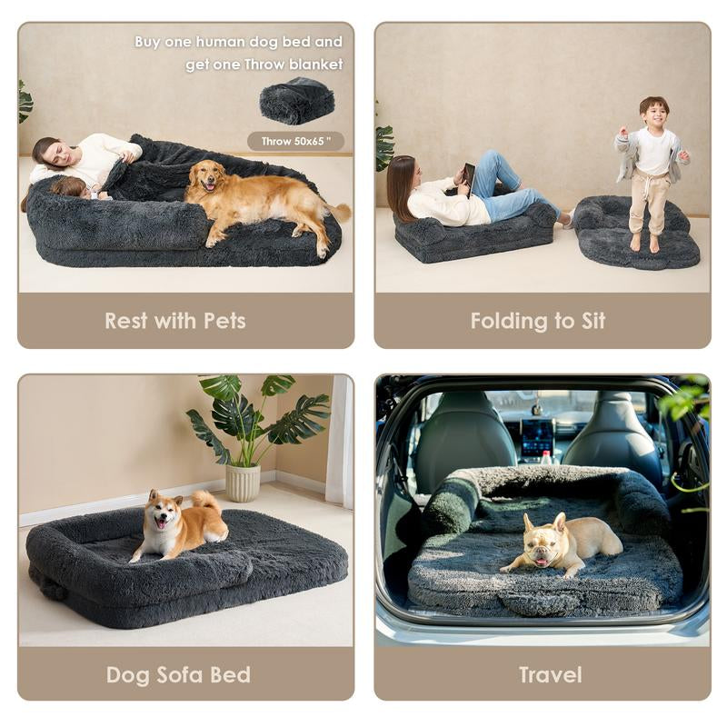 Orthopedic Memory Foam Dog Bed for Humans