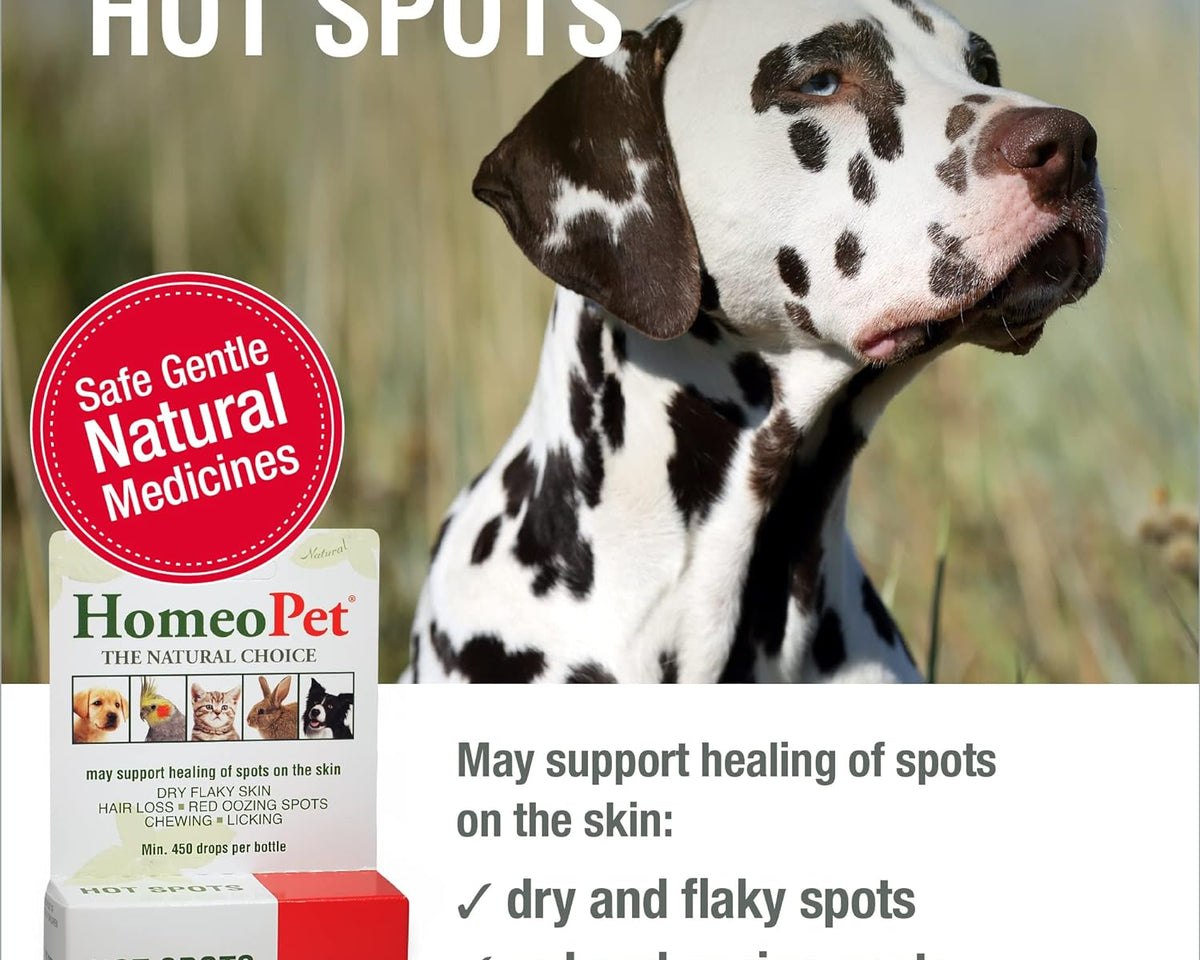 Hot Spots Relief - Natural Skin Soothing Solution for Cats and Dogs, 15ml