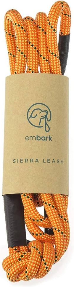 Embark Adventure Pro Leash - 6Ft Heavy-Duty Nylon Dog Leash with Climbing Rope & Carabiner for All Breeds