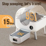 Automatic Cat Litter Box Self Cleaning for Multiple Cats