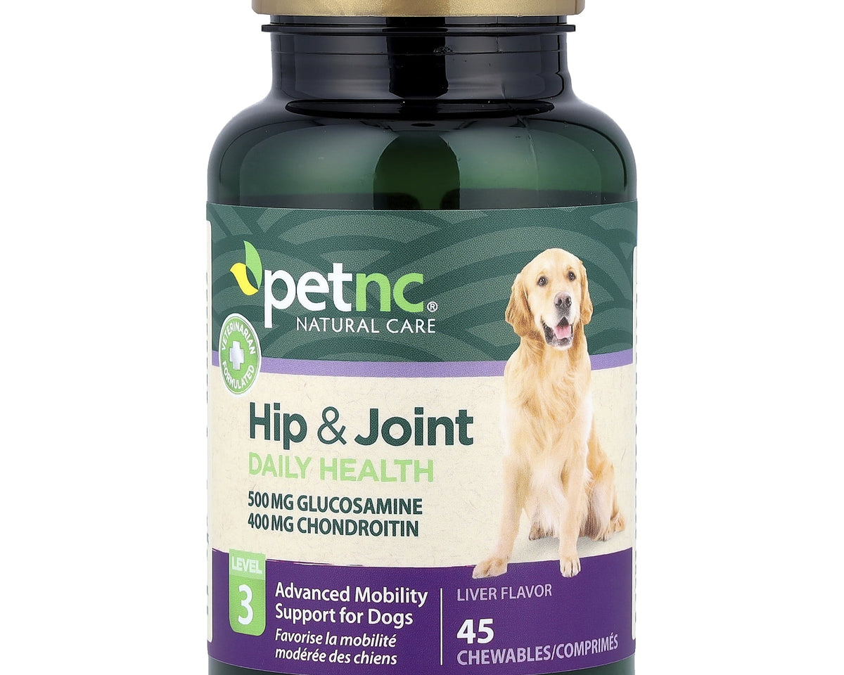 Natural Care Advanced Mobility Chews for Dogs - Liver Flavor, 45 Count - Hip & Joint Support