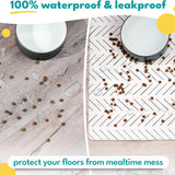 Premium Waterproof Pet Feeding Mat for Dogs and Cats - Non-Slip Large Food and Water Mat for Easy Floor Protection and Cleaning
